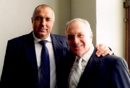 	S.E. Primer Ministro de Bulgaria Sr. Bojko Borisov con el Senador Esteban Caselli